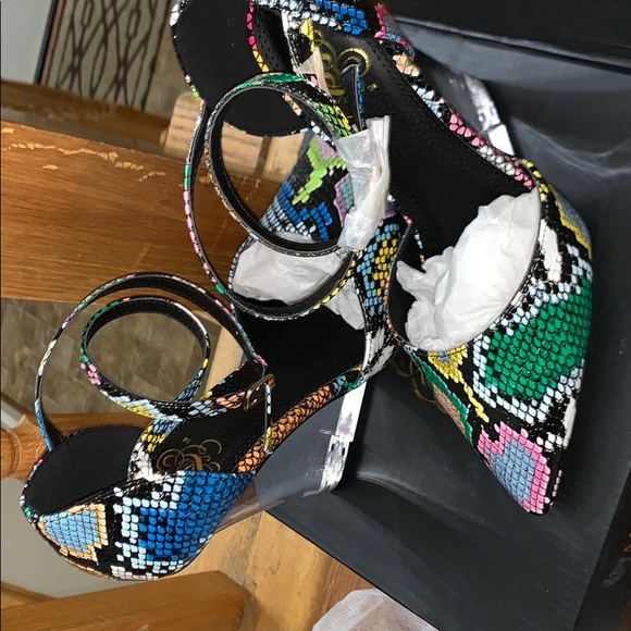 Multi color wedges / heels - Picture 2 of 7